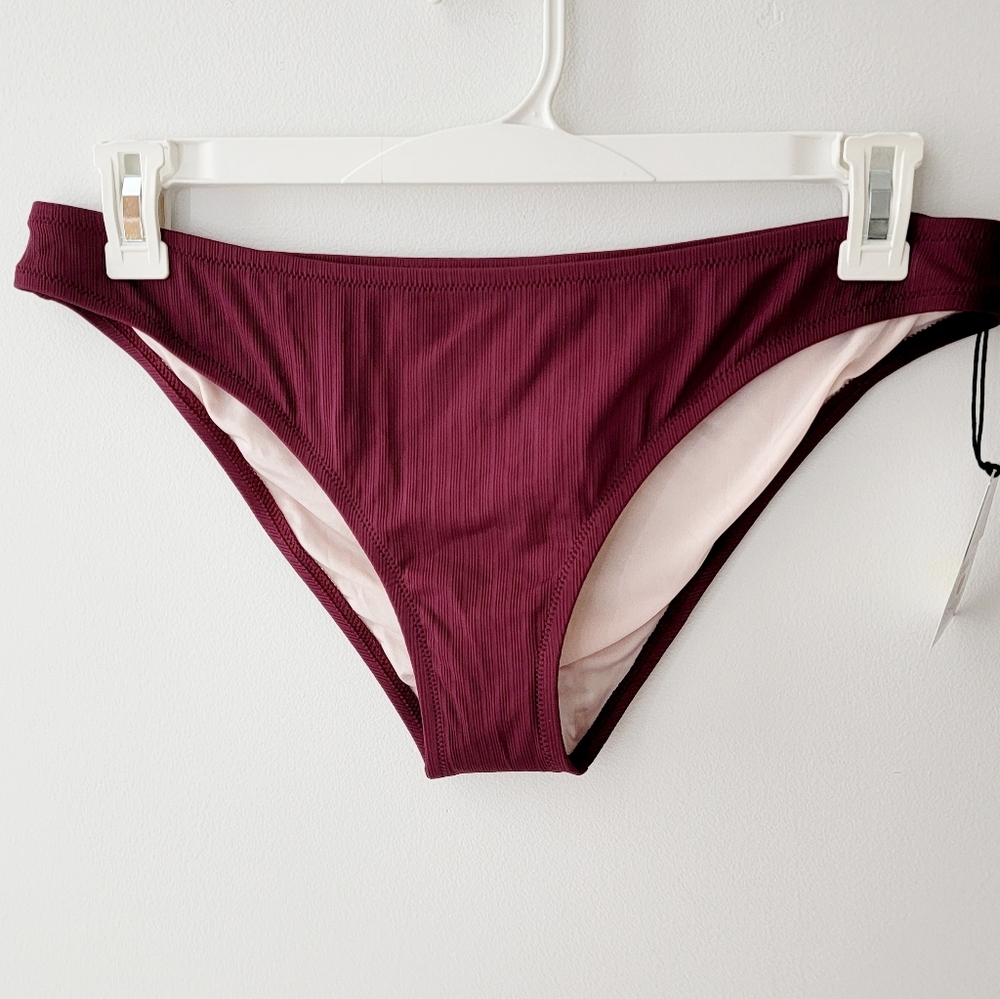 Shade and shore berry bikini bottom